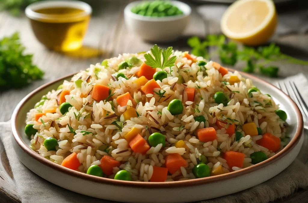 Wild Rice with Herbs and Vegetables