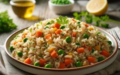 Wild Rice with Herbs and Vegetables